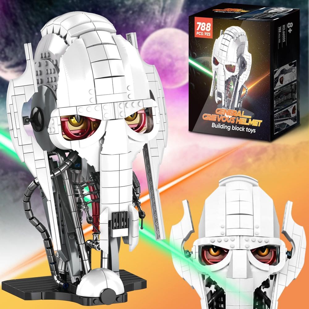 Conjunto de construção HizToblo General Helmet com 788 unidades para crianças e fãs