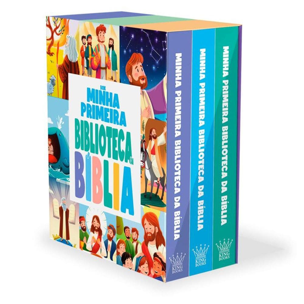 Minha Primeira Biblioteca da Bíblia - Box com 3 Livrinhos