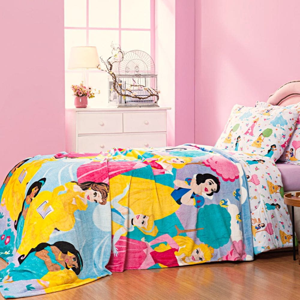 Manta Infantil Flannel Microfibra Personagens Disney Andreza