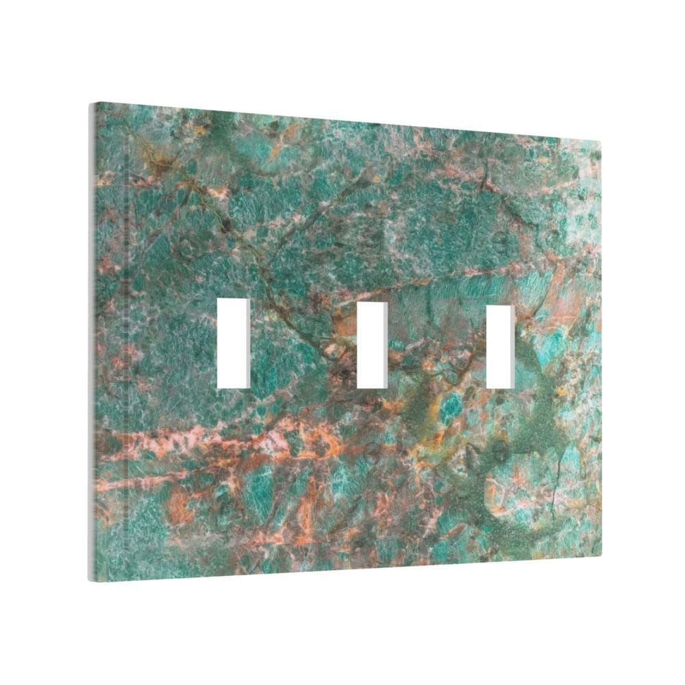 Placa de cobertura decorativa do interruptor de luz Yamxbfa Turquoise