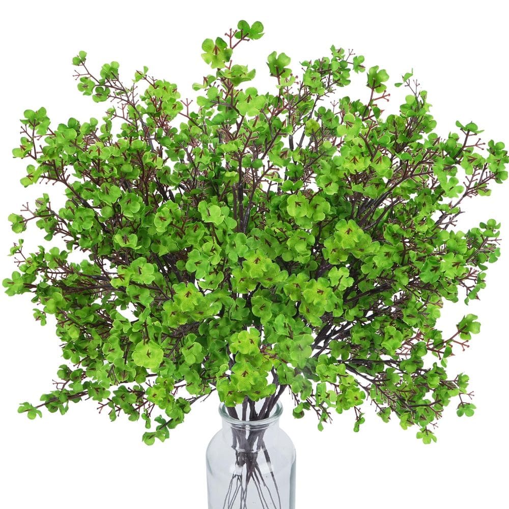 Flores artificiais AILANDA Babys Breath Green 12 unidades