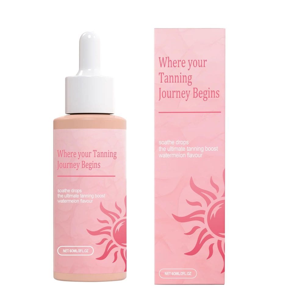 Gotas de bronzeamento Bixgan Oral Bebíveis e Bronzeador Sem Sol (2x60mL)