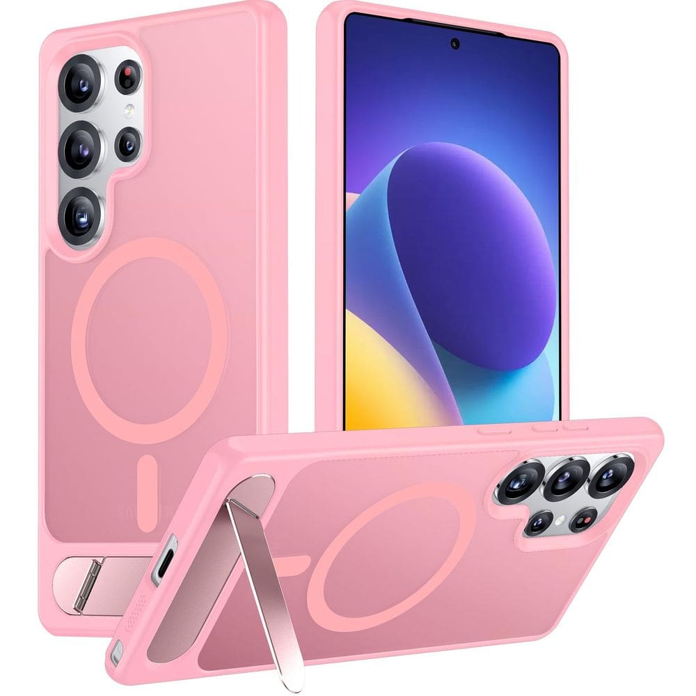 Capa de telefone Temdan Magnetic para Samsung Galaxy S25 Ultra Pink