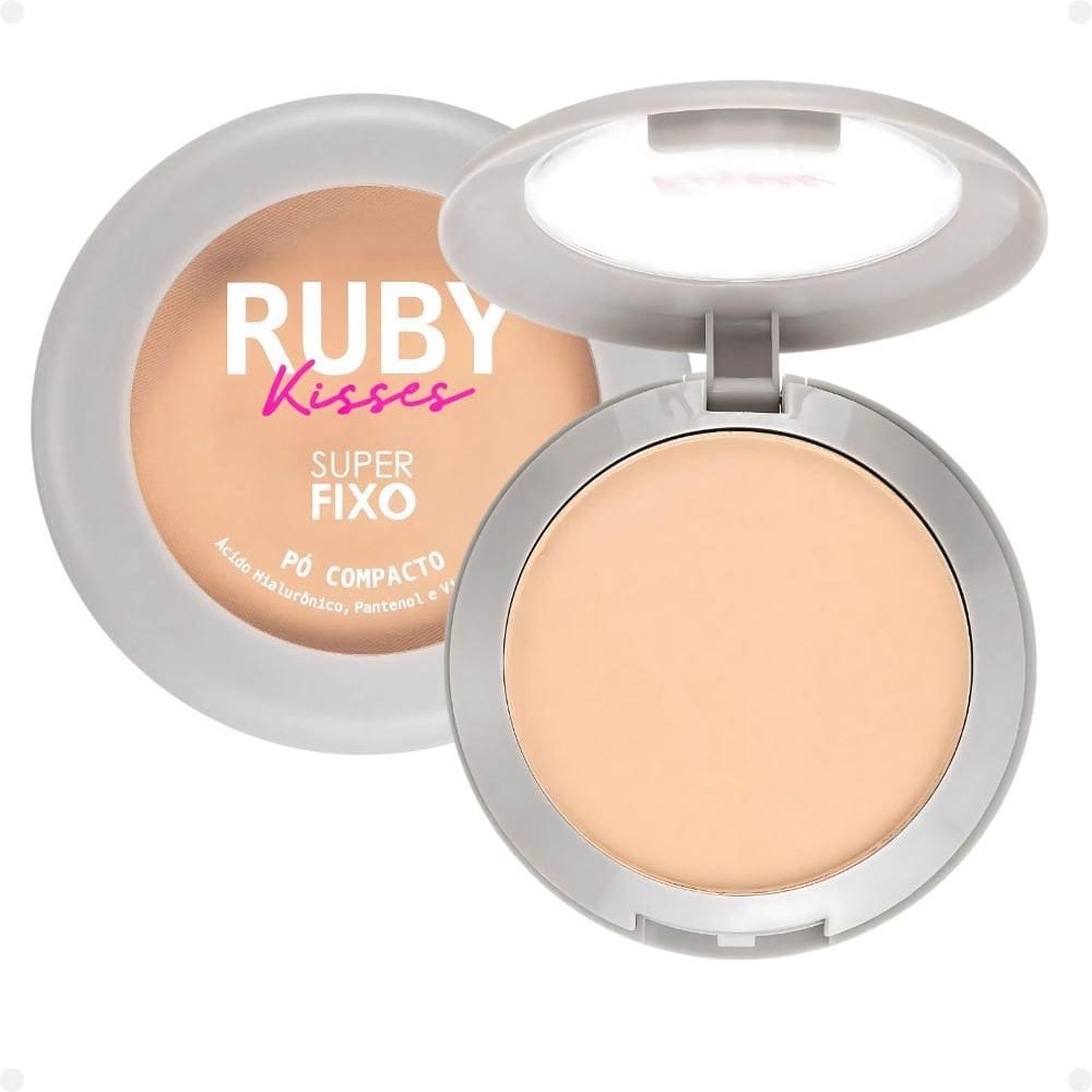 Pó Compacto Ruby Kisses Super Fixo Cor 122 Sfp122b