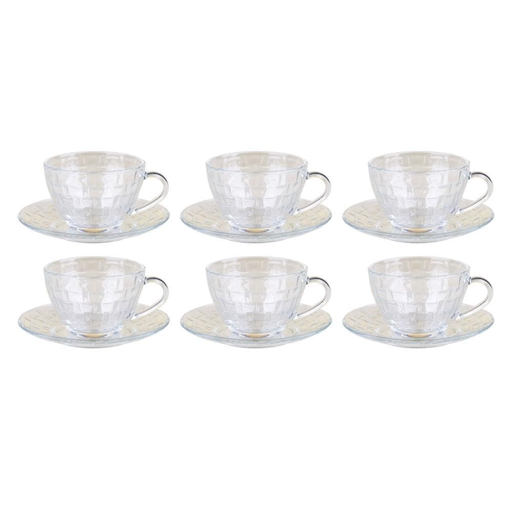 Conjunto 6 Xícaras 230ml com Pires Picnic Cazza