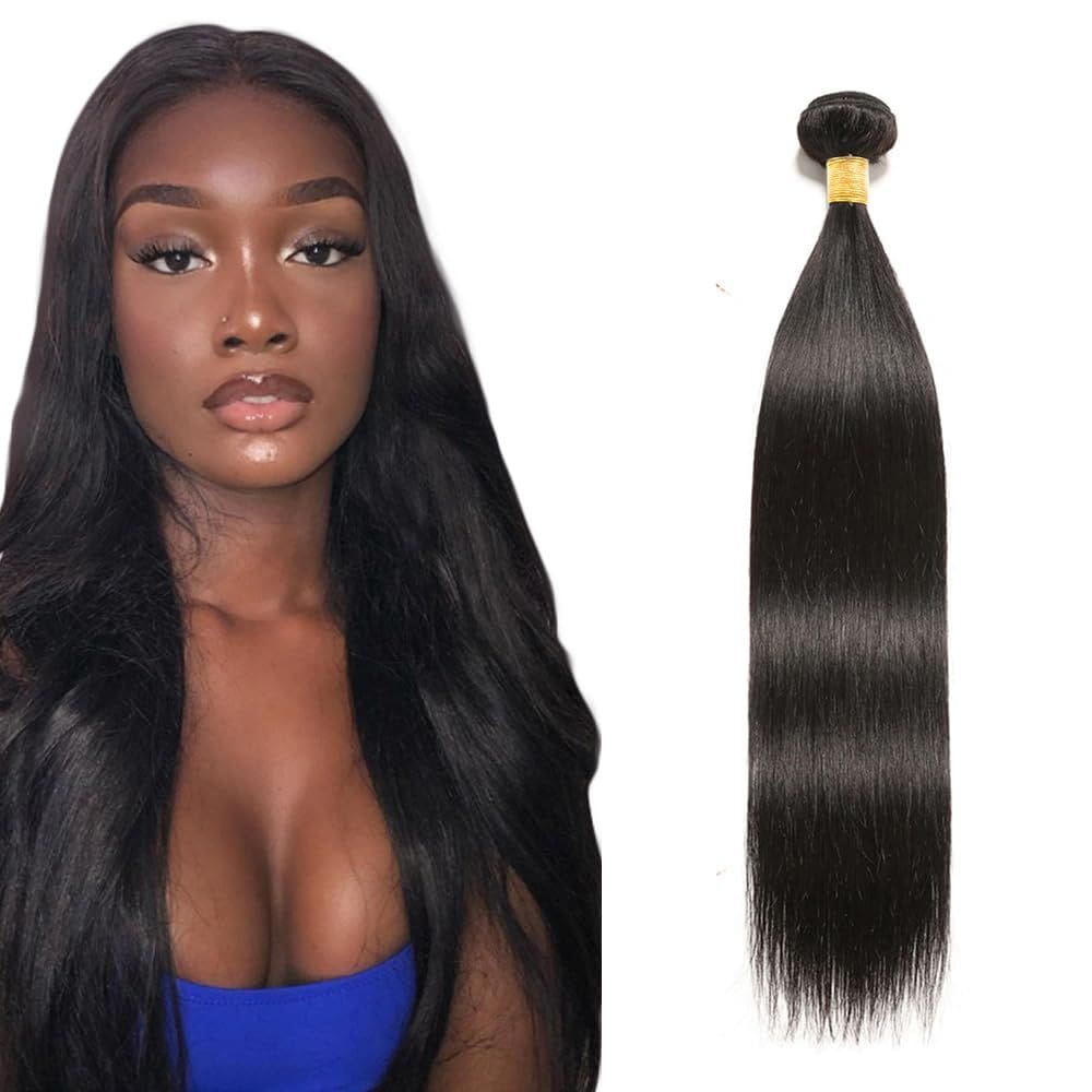 Hair Weave NiegMeag Straight Brazilian Virgin Remy 100g 71cm