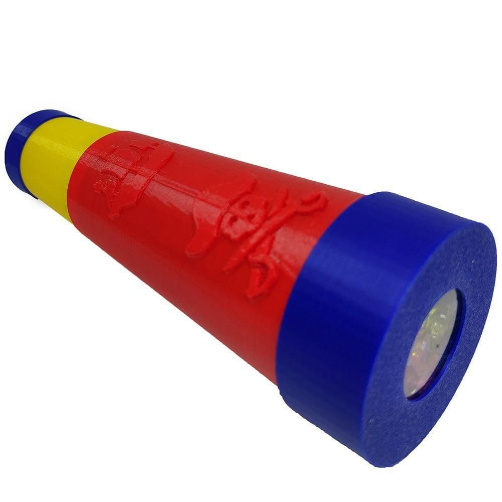 Caleidoscópio Luneta 3d Rotação Mágico Giratório Pirata Kits For Kids