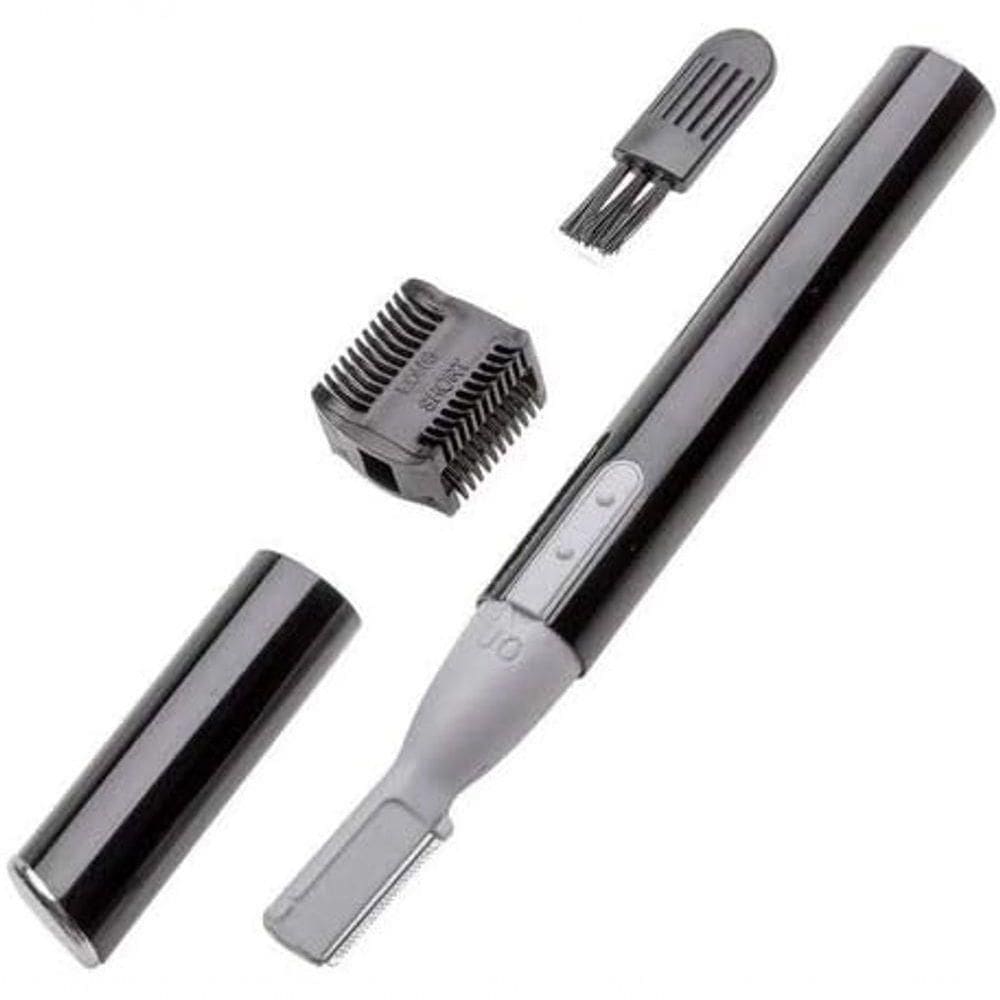 Mini Aparador Elétrico Sobrancelhas Buço Caneta Depiladora Caneta Preta