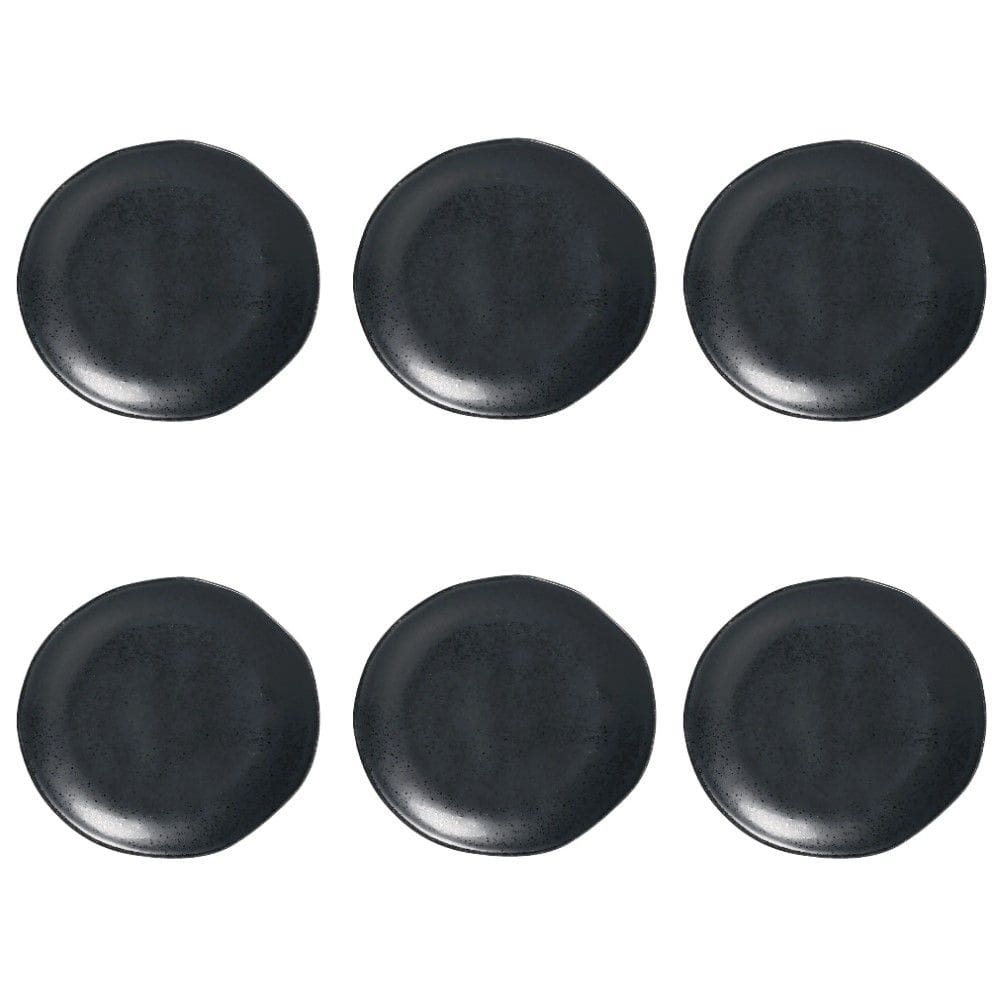 Conjunto de Pratos de Sobremesa 06 Peças Orgânico Eclipse Porto Brasil