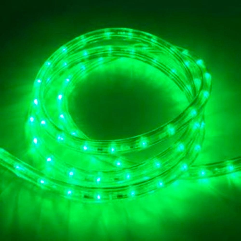 Mangueira Iluminada 162 leds Pisca 110v 10m Tomada Decoração Natal Cor:Verde