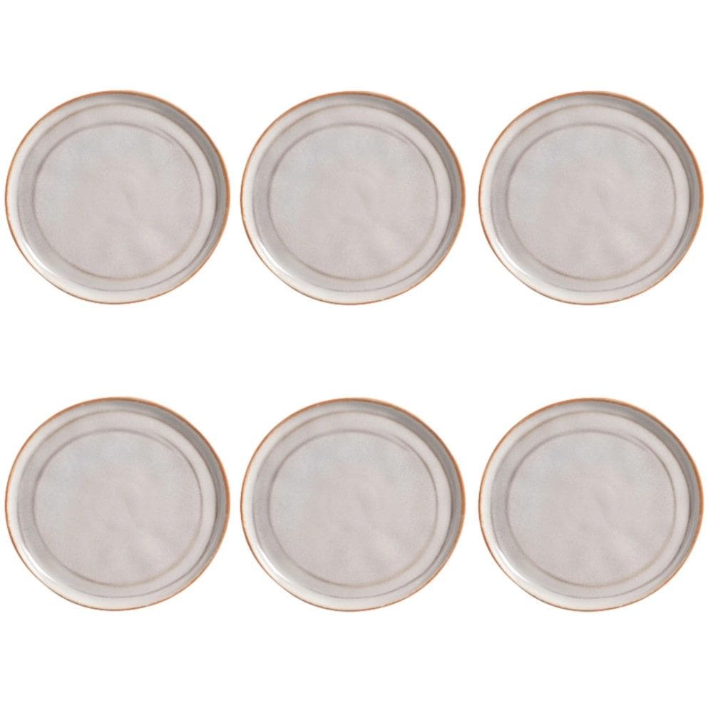 Conjunto de Pratos Rasos 06 Peças Bio Tempus Porto Brasil