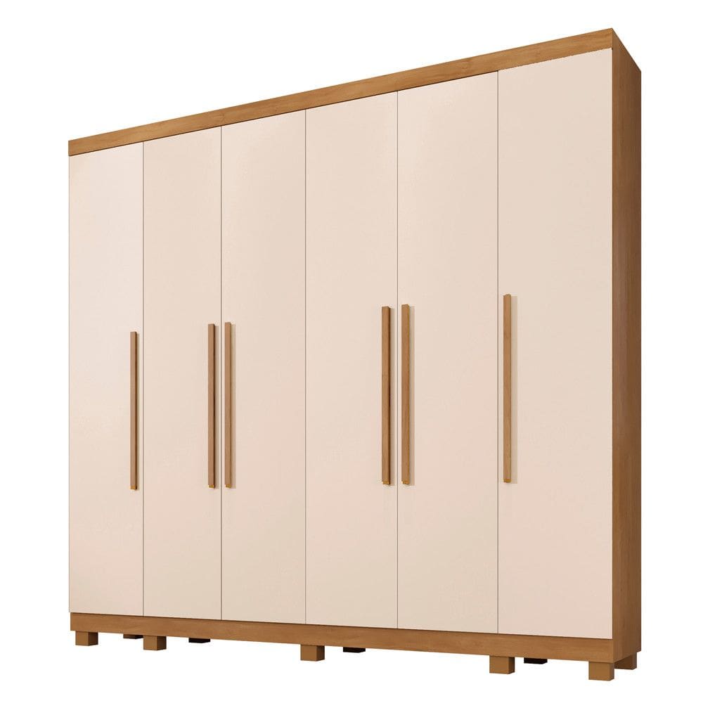 Guarda Roupa Atlanta 6 Portas 6 Gavetas 12 Prateleiras - Benetil