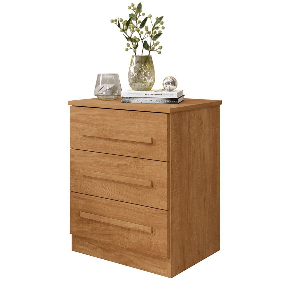 Mesa De Cabeceira Império 3 Gavetas - Benetil