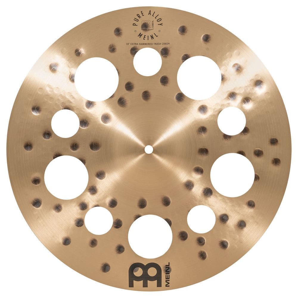 Prato de bateria Meinl 18" Pure Alloy Extra Hammered Trash Crash