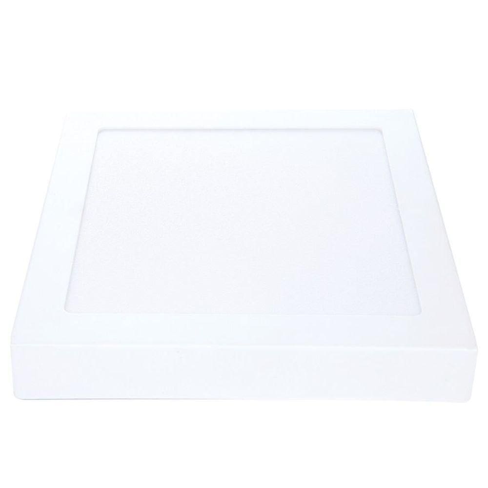 Painel Pop Sobrepor Quadrado Avant - 22x22 - 18w 3000k Luz Amarela