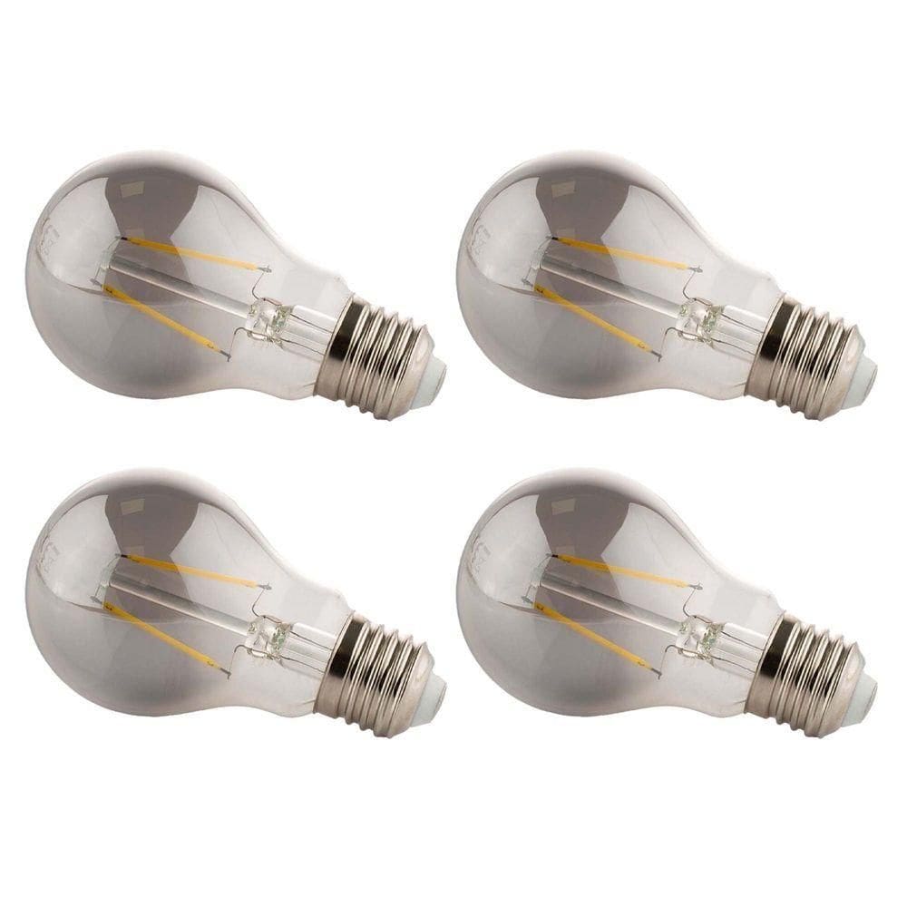 Lâmpada Led Fumê 30w Iluminação Kit 4 Unid. Branco Quente Decorativa Retrô Multifilamento Vintage Luz Casa Decoração