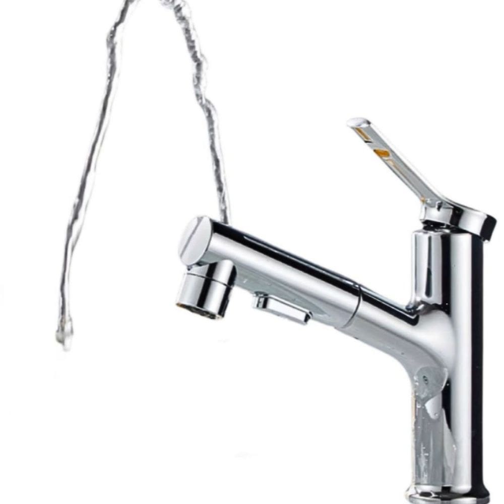 Monocomando Lavatório Com Ducha De Mão Extraivel Dg1155 Cr