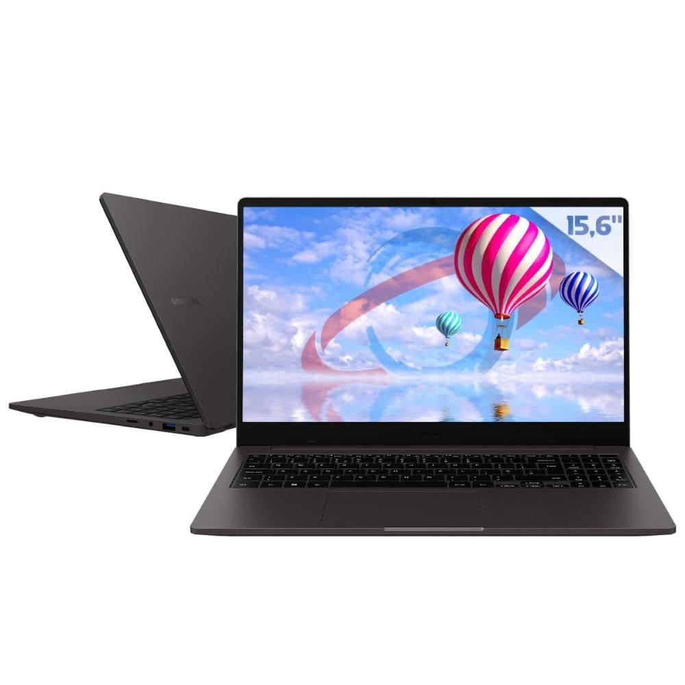 Notebook Samsung Book2 NP550XED-KT3BR - i3, 4GB, SSD 256GB, Intel Graphics, Full HD, Windows 11