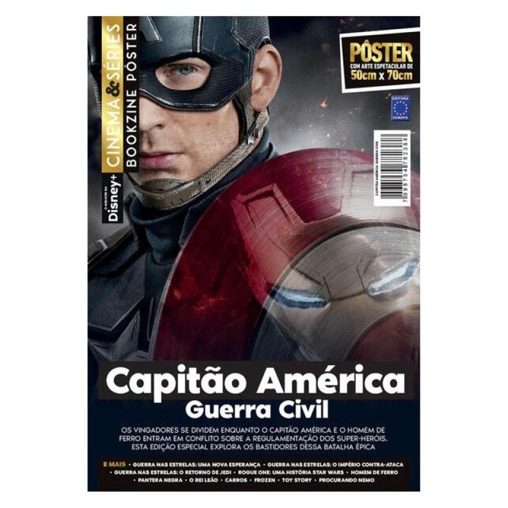 Capitão América: Guerra Civil - Arte A - Superpôster Cinema E Séries