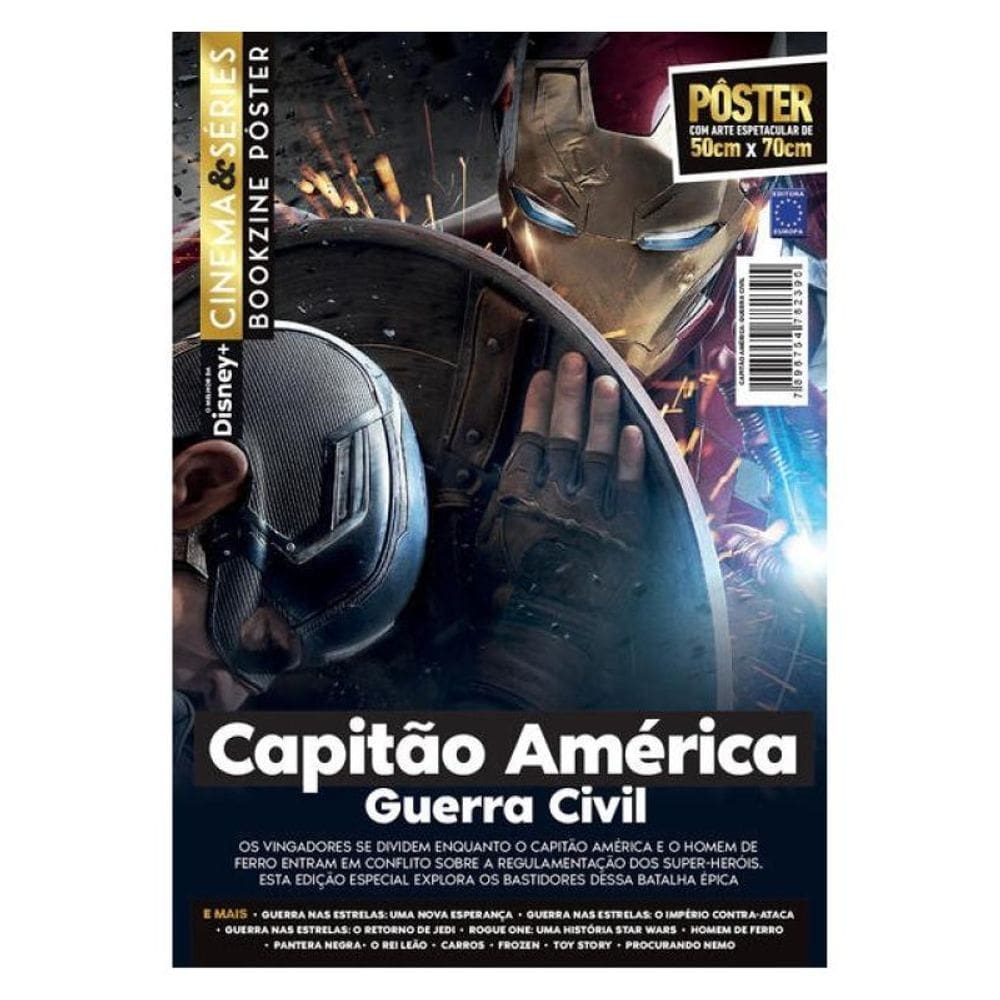 Capitão América: Guerra Civil - Arte B - Superpôster Cinema E Séries