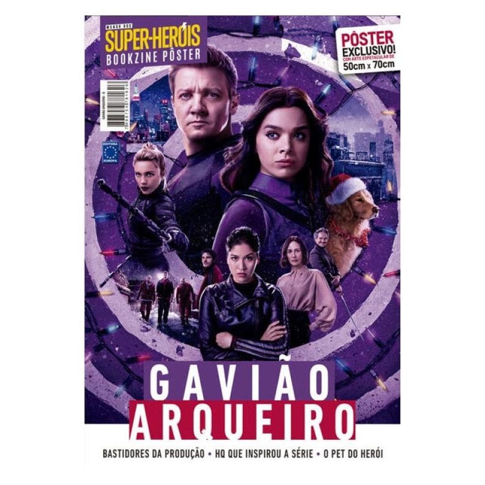 Superpôster Mundo Dos Super-Heróis - Gavião Arqueiro - Arte B