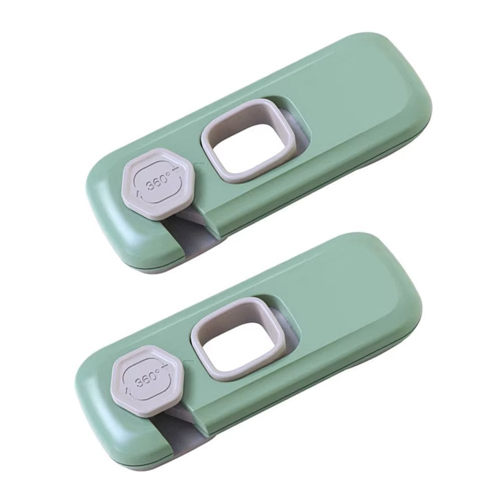 Trava de Segurança Geladeira Armario Gaveta Kit 2 unidades Protege Bebe Criança Evita Acidente Fechadura Porta Janela Resistente Multiuso