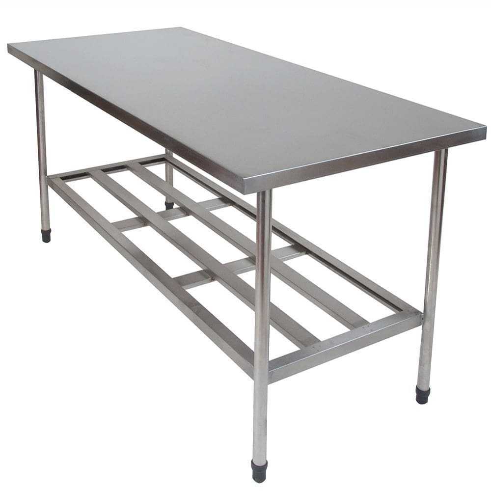 Mesa Lisa com Prateleira Gradeada 0.65cm S12