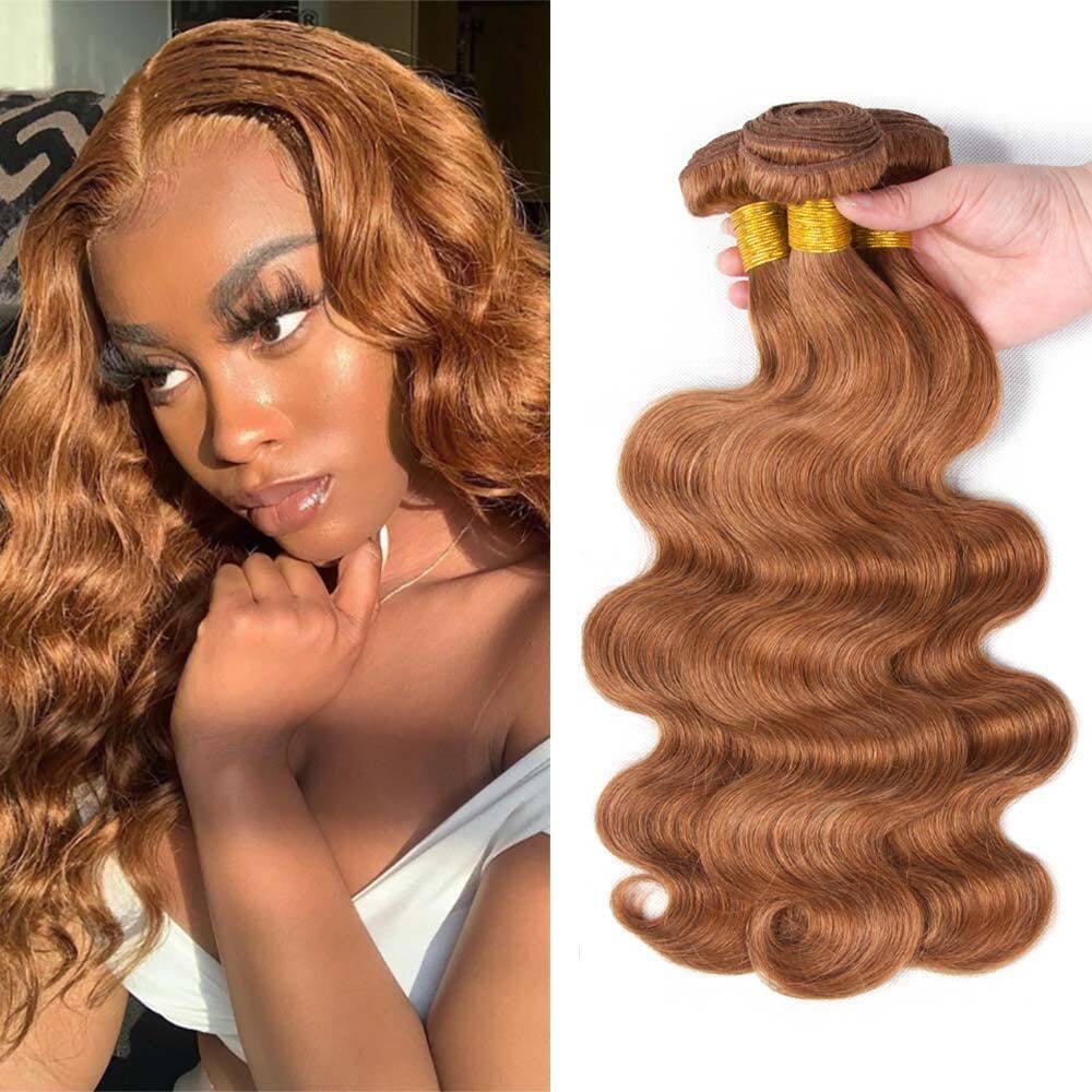Pacotes de cabelo MAMART Brown Body Wave 3 Pacotes 8-30 polegadas