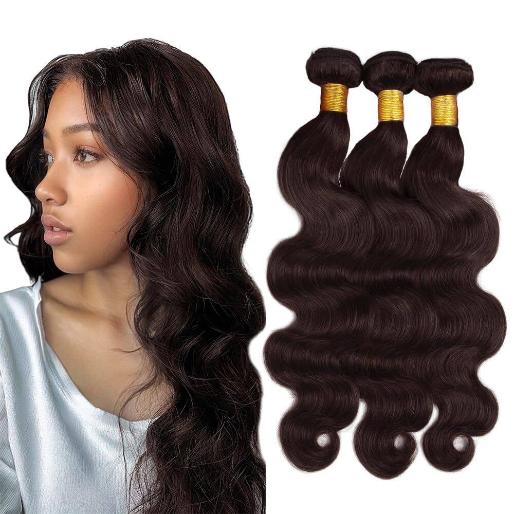 Pacotes de cabelo MAMART Body Wave 3 pacotes 8-30 polegadas castanhos #4