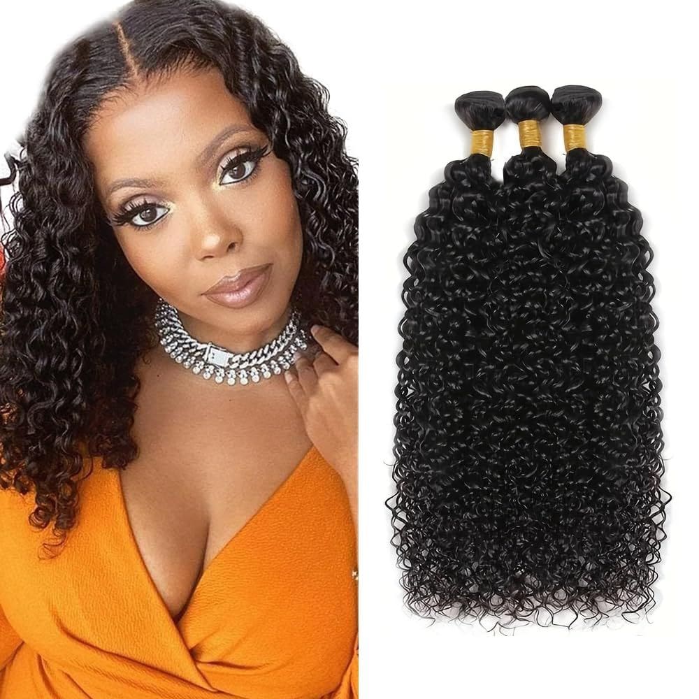 Pacotes de cabelo WuvusNM Kinky Curly Brazilian Remy 300g 40-50cm