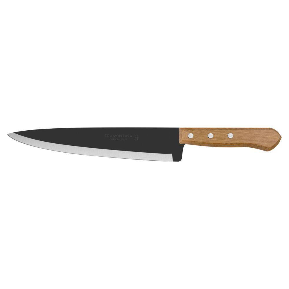Kit 8 Facas Peixeira/cozinha 9 Lâmina Escura - Tramontina