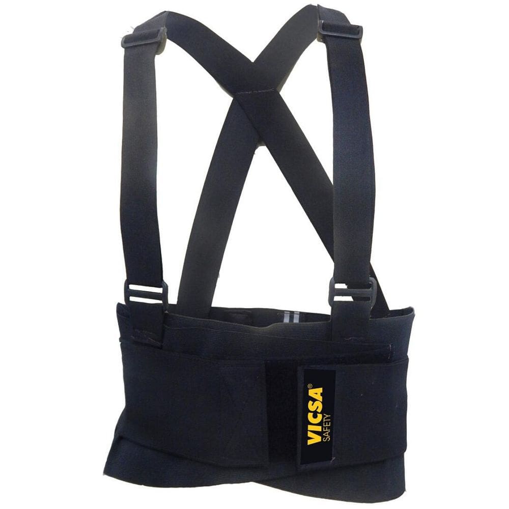 Cinta Ergonomica Lombar Steelpro Vicsa Preta Tamanho P