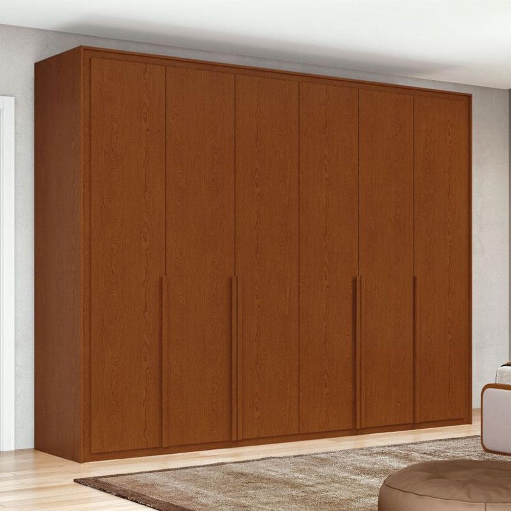 Guarda Roupa Casal Ambiente Imperatore 3 Portas Frassino - Lopas