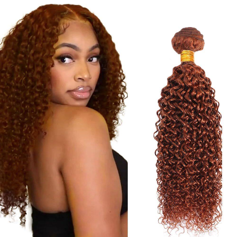Pacotes de cabelo HuxoWax Kinky Curly 100% cabelo virgem peruano