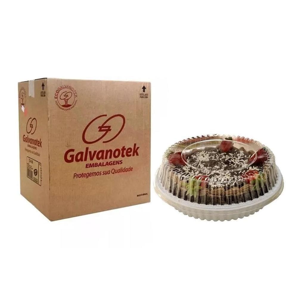 100 Embalagem Fabrica De Bolo Grande Galvanotek G-40 M 1Cx