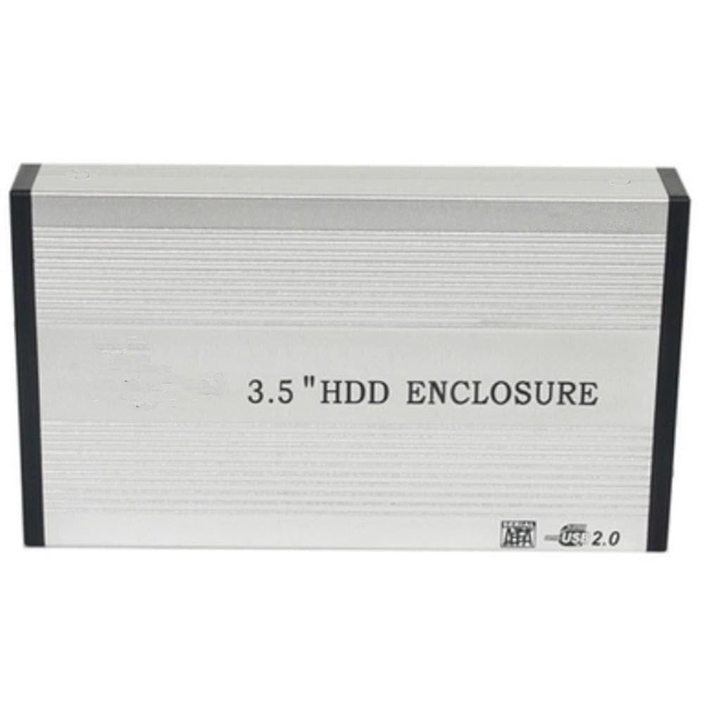 Case 3.5 Sata Para Hd 500Gb 1Tb 2Tb Com Cabo E Fonte