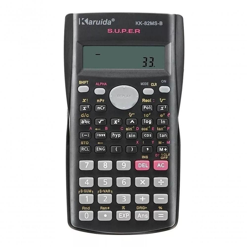 Calculadora Científica 240 Funções De 12 Dígitos E Frações