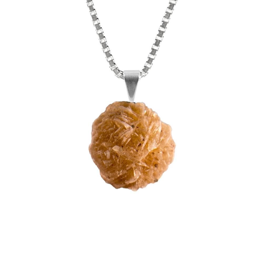 Colar Prata 925 Rosa Do Deserto Verdadeira - Ponte Vecchio