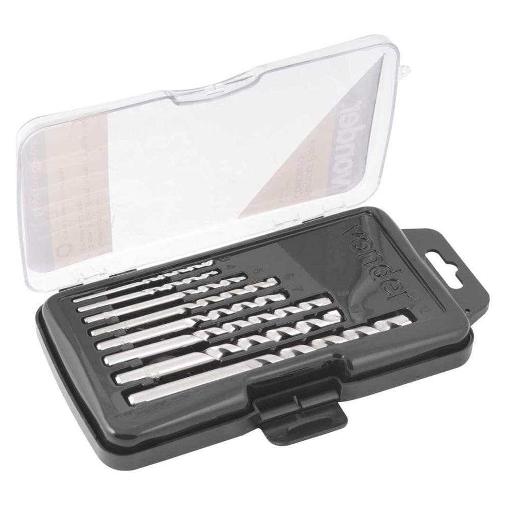 Jogo Brocas Concreto Ponta Metal Duro 3 a 12mm 8 Pçs Vonder