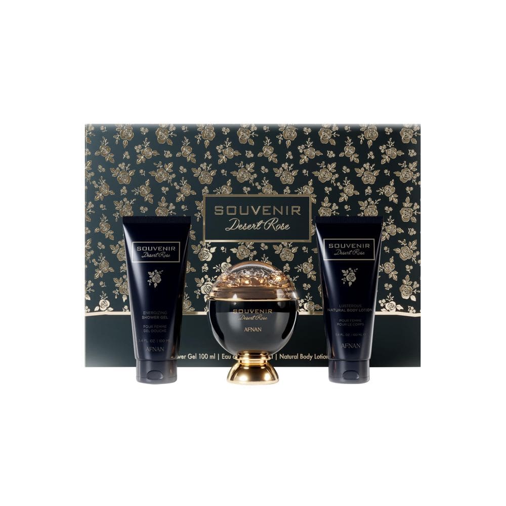 Conjunto de perfume para presente Afnan Souvenir Desert Rose Eau De Parfum 100ml