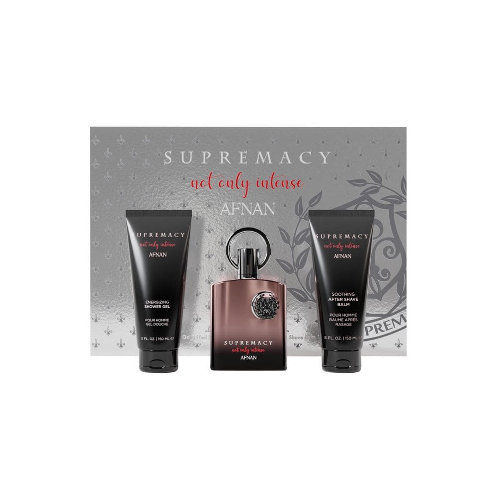 Conjunto de presentes de perfume Afnan Supremacy Not Only Intense para homens