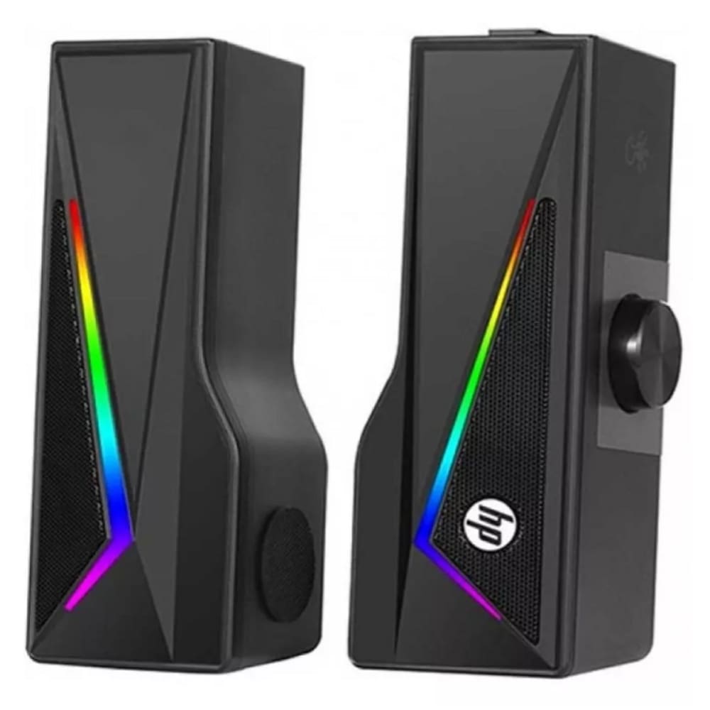 Caixa de Som Gamer DHE-6005, RGB, 2x 3W, USB, Estéreo, Preto - 4J8Y7AA