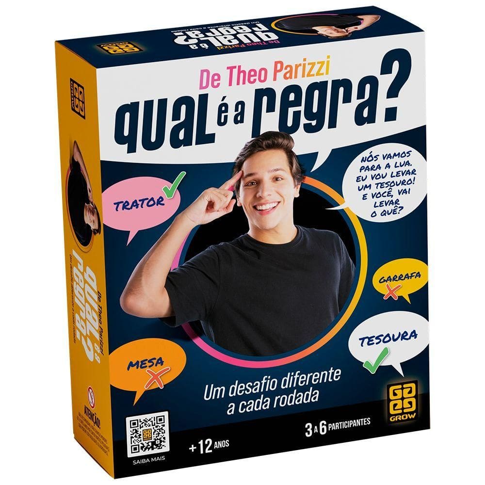 Jogo Qual é a Regra? - Grow