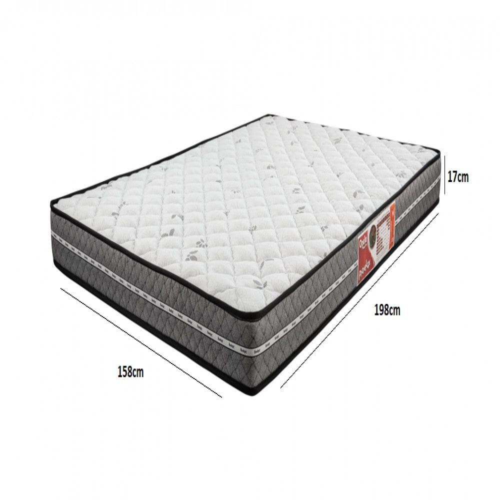 Colchão Queen 158X198X17 Max Firm Cinza Opala Prorelax
