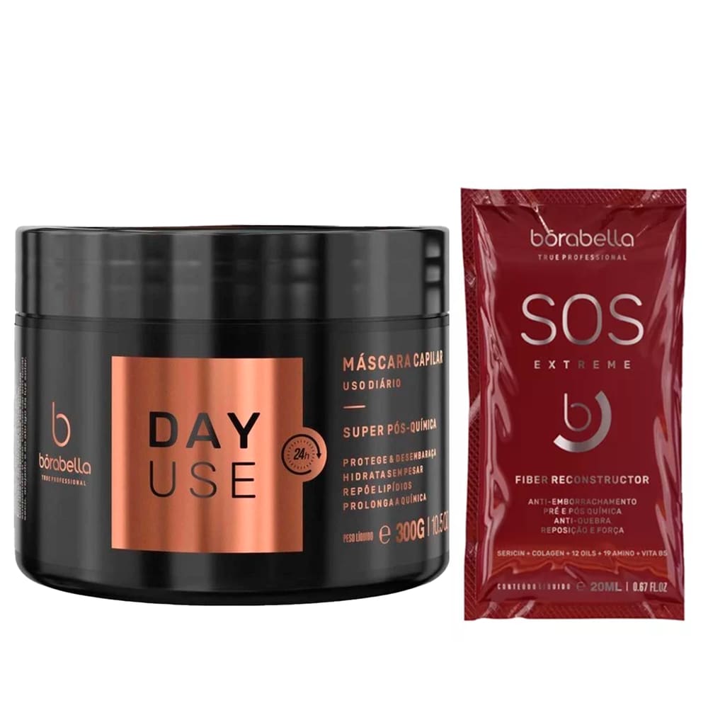 Máscara Day Use Super Pós Química Manutenção Bórabella 300ml