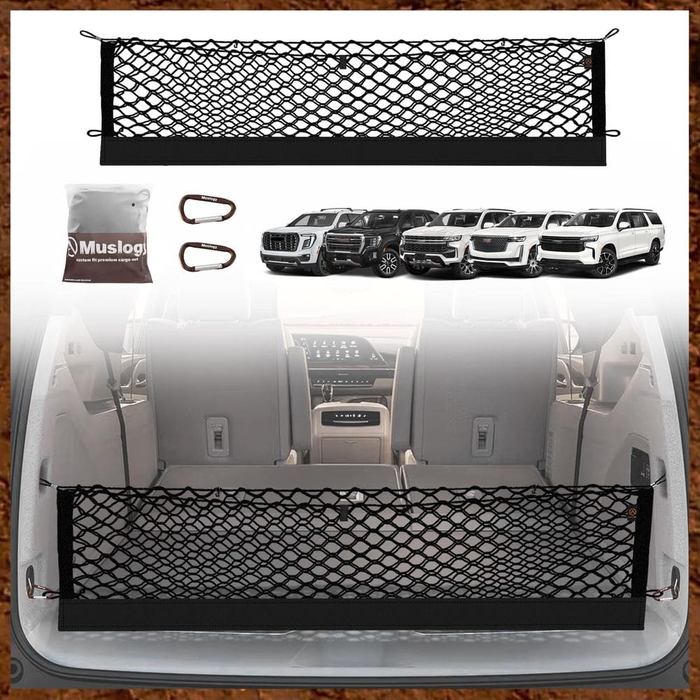 Estilo de envelope Trunk Cargo Net Muslogy para Chevy Suburban