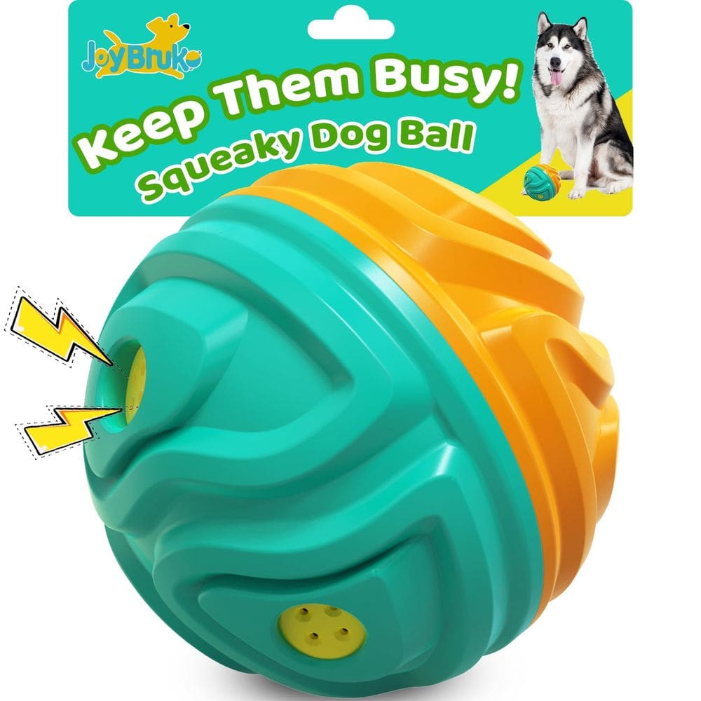 Dog Toy Ball JoyBruko para mastigadores agressivos Squeaky Sound