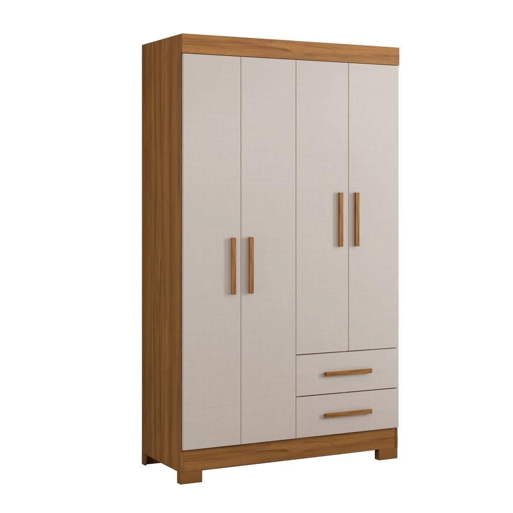Guarda-Roupa com 4 Portas e 2 Gavetas NT5005 Notável Móveis