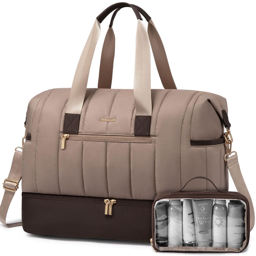 Mochila LOVEVOOK Puffer Weekender 42L com compartimento para sapatos