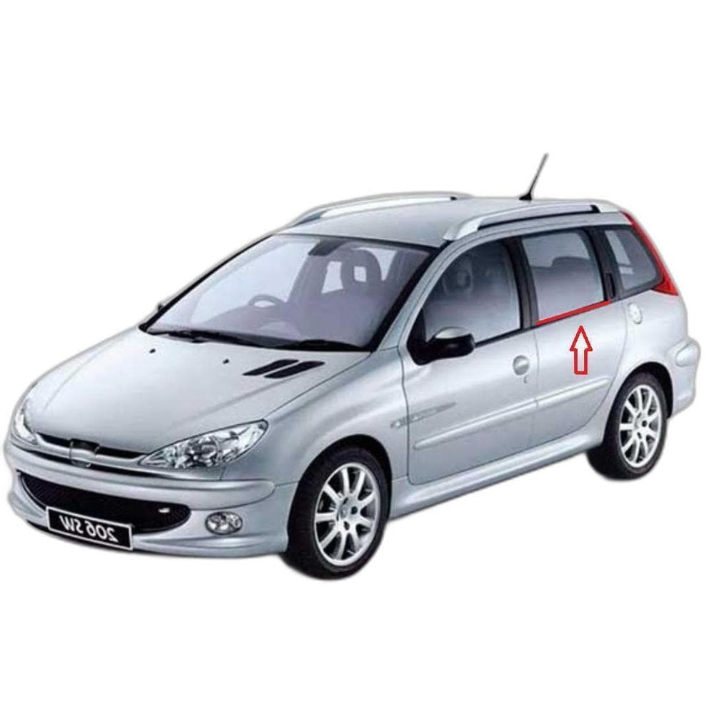 Pestana Externa Traseira Esquerda Peugeot 206 Sw 4Pts